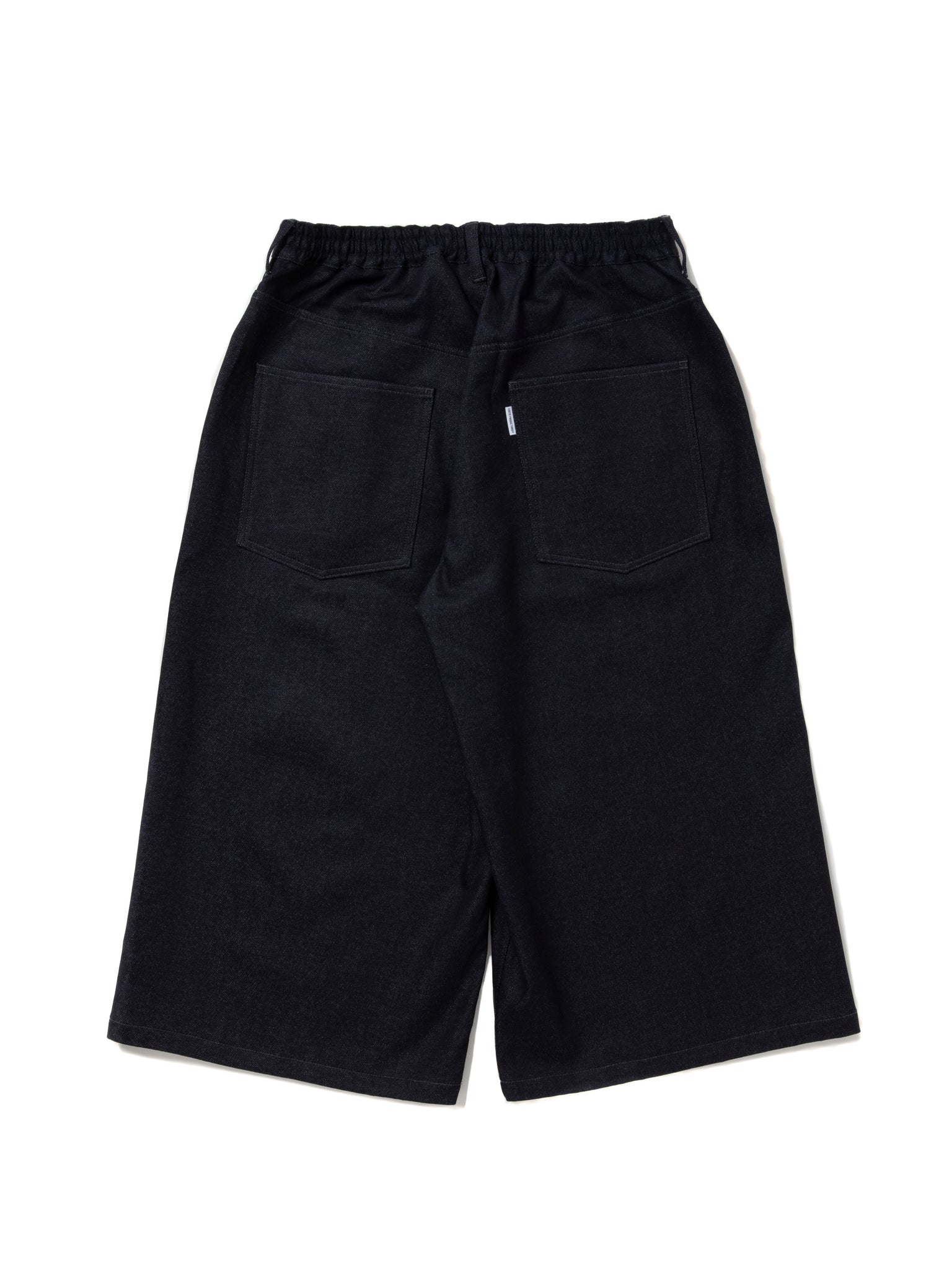 Reverse Loop Denim 5 Pocket Shin Cut Wide Easy Pants