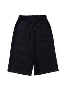 Reverse Loop Denim 5 Pocket Shin Cut Wide Easy Pants
