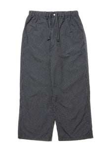 Garment Dyed Ripstop Check Easy Pants
