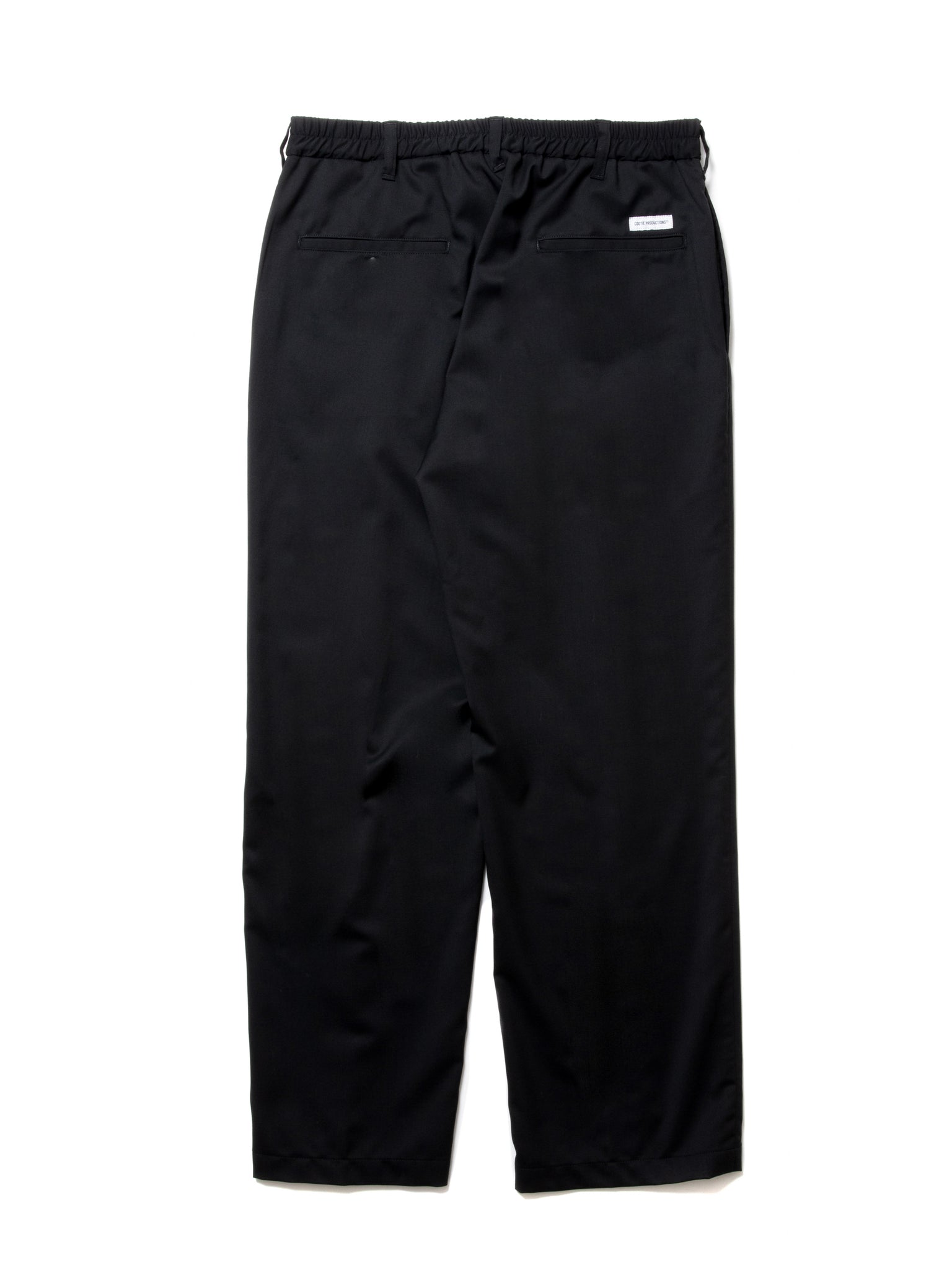 Combat Wool Twill Pin Tuck Easy Trousers