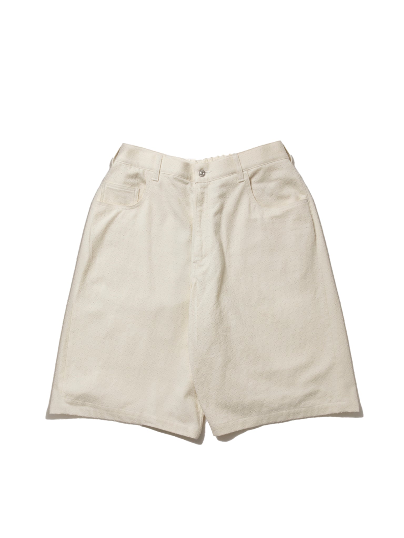 Needle Punch Twill 5 Pocket Baggy Easy Shorts