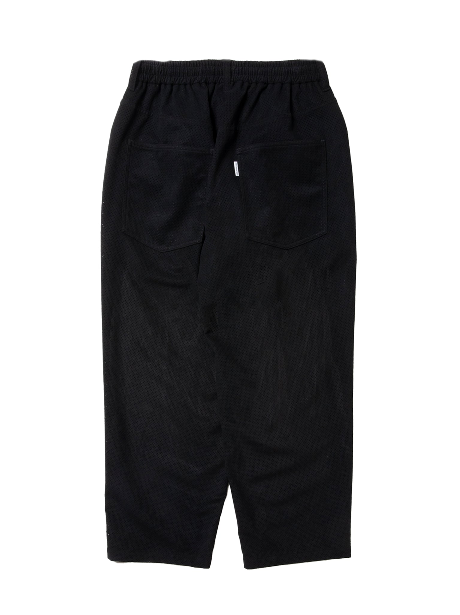 Punching Faux Suede 5 Pocket Wide Easy Pants