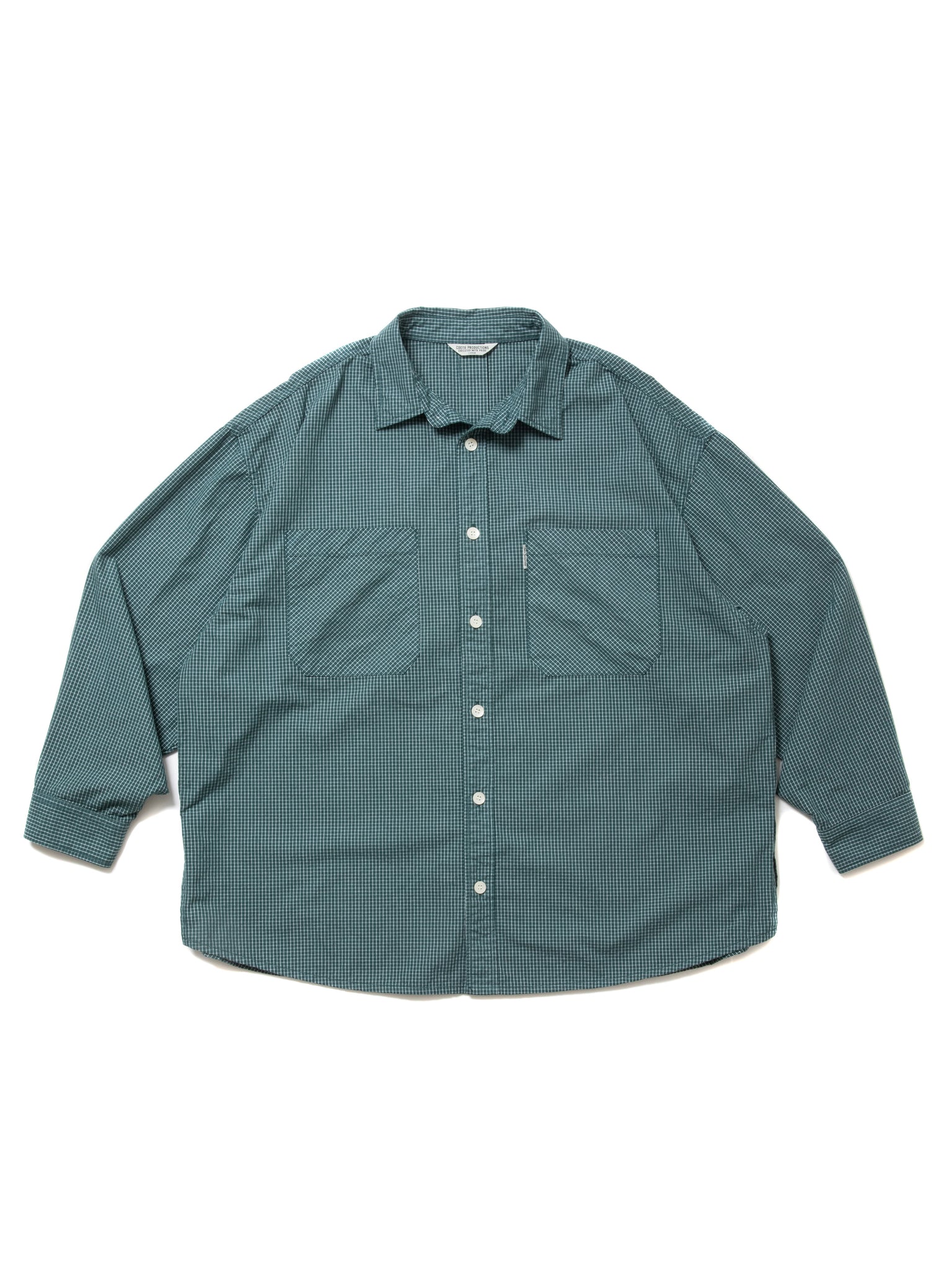 Garment Dyed Ripstop Check L/S Shirt