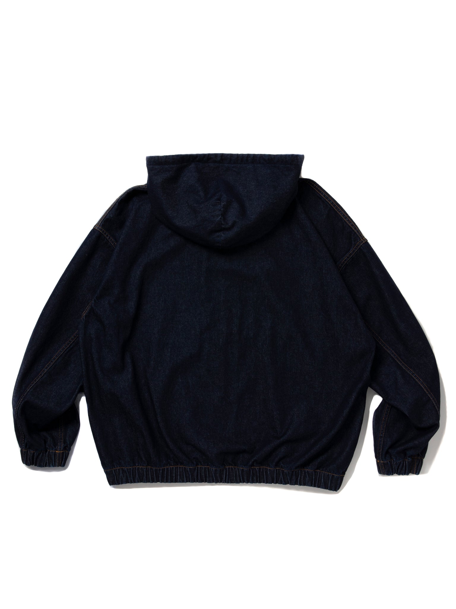 12.5oz Denim Zip Up Hooded Jacket