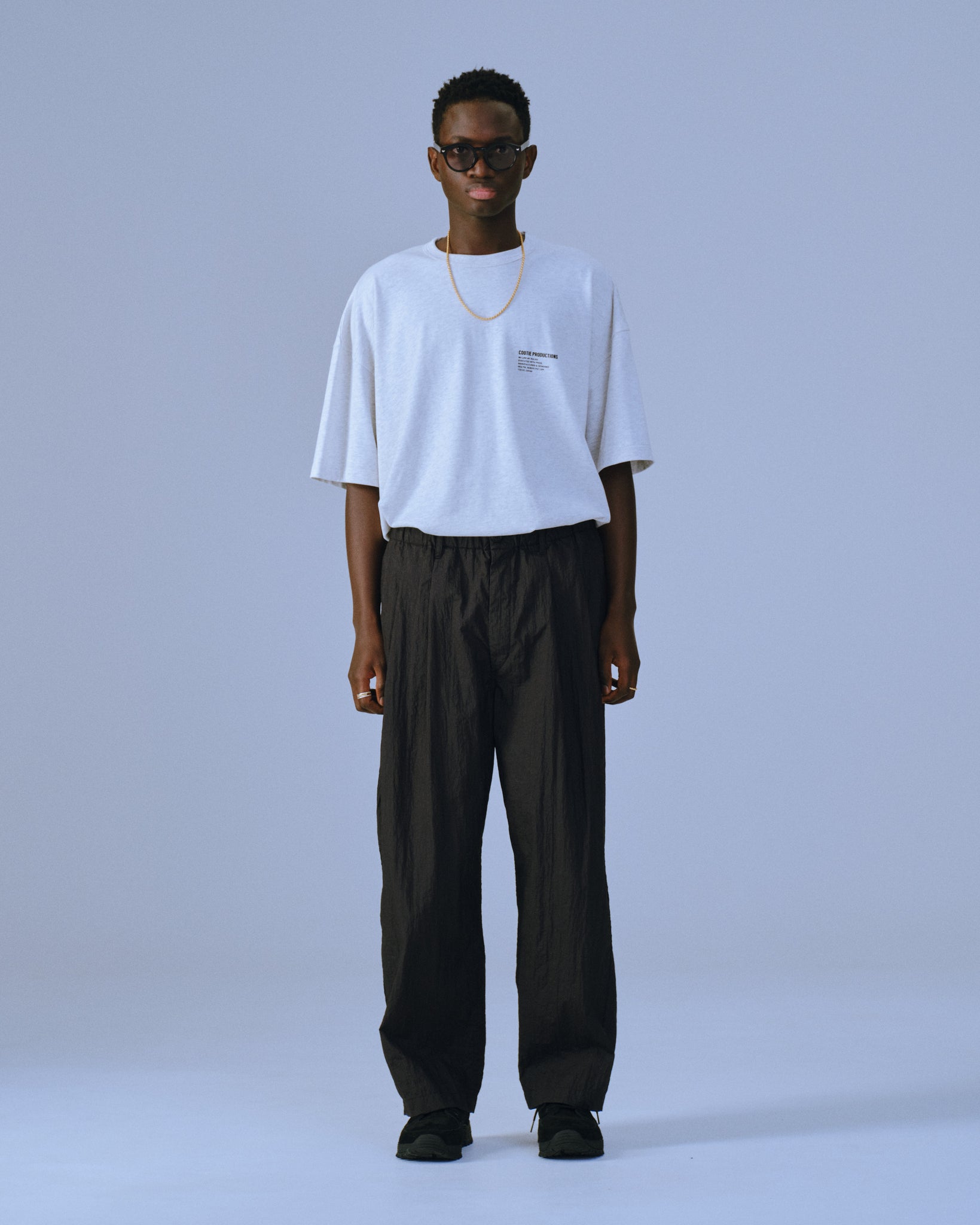 COOTIE PRODUCTIONS/3 TUCK WIDE TROUSERS-