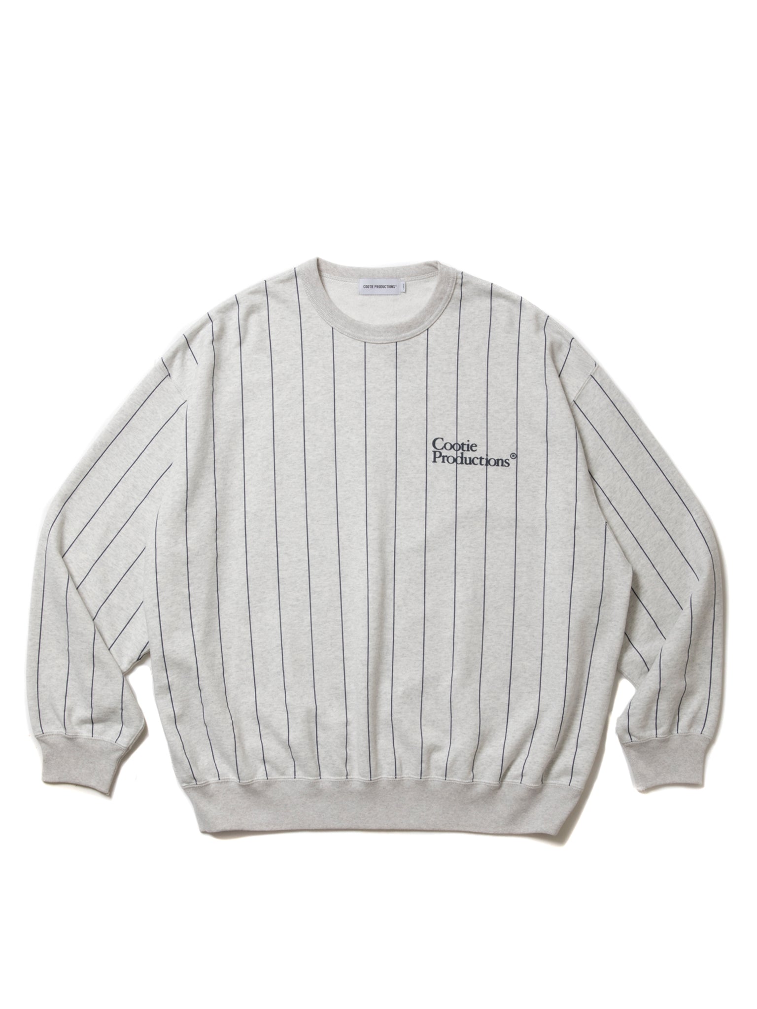 Allover Print Open End Yarn Sweat Crew