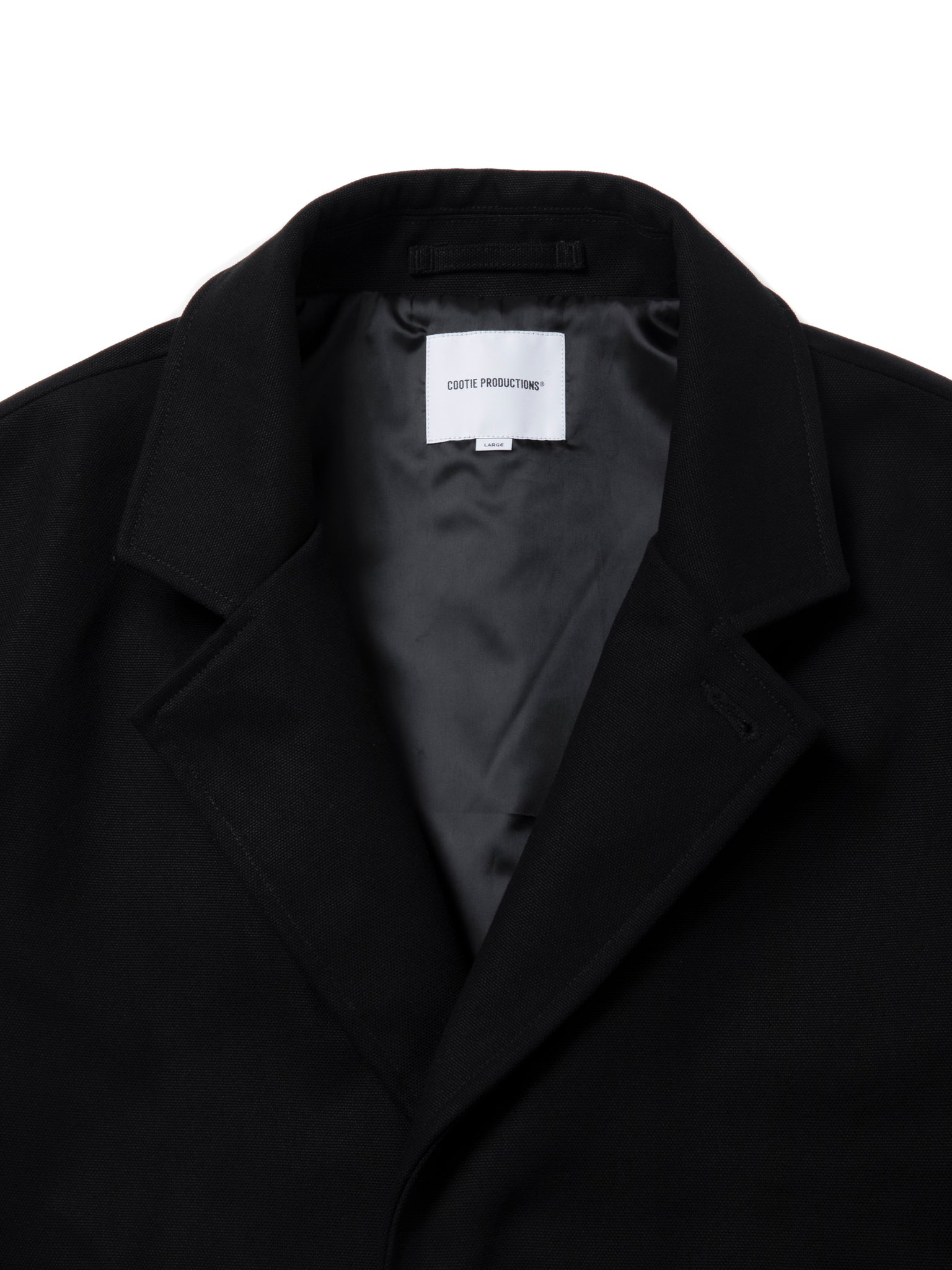 Cotton Canvas Padded Short Coat