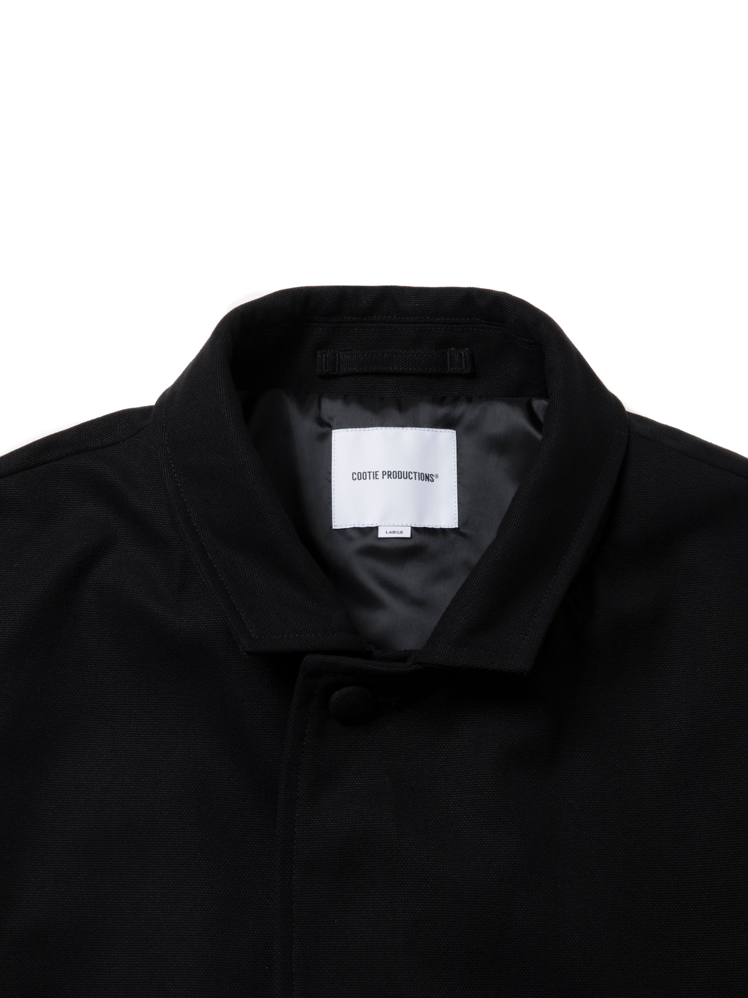 Cotton Canvas Padded Short Coat