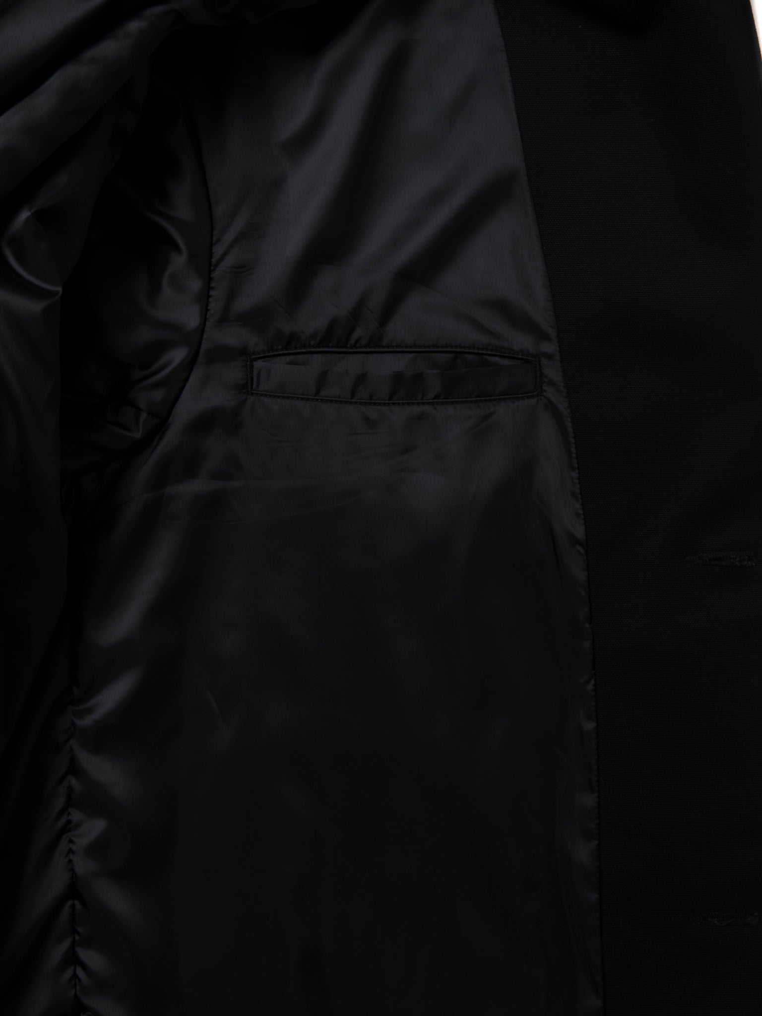 Cotton Canvas Padded Short Coat