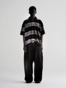 Needle Punch Twill 5 Pocket Baggy Easy Pants