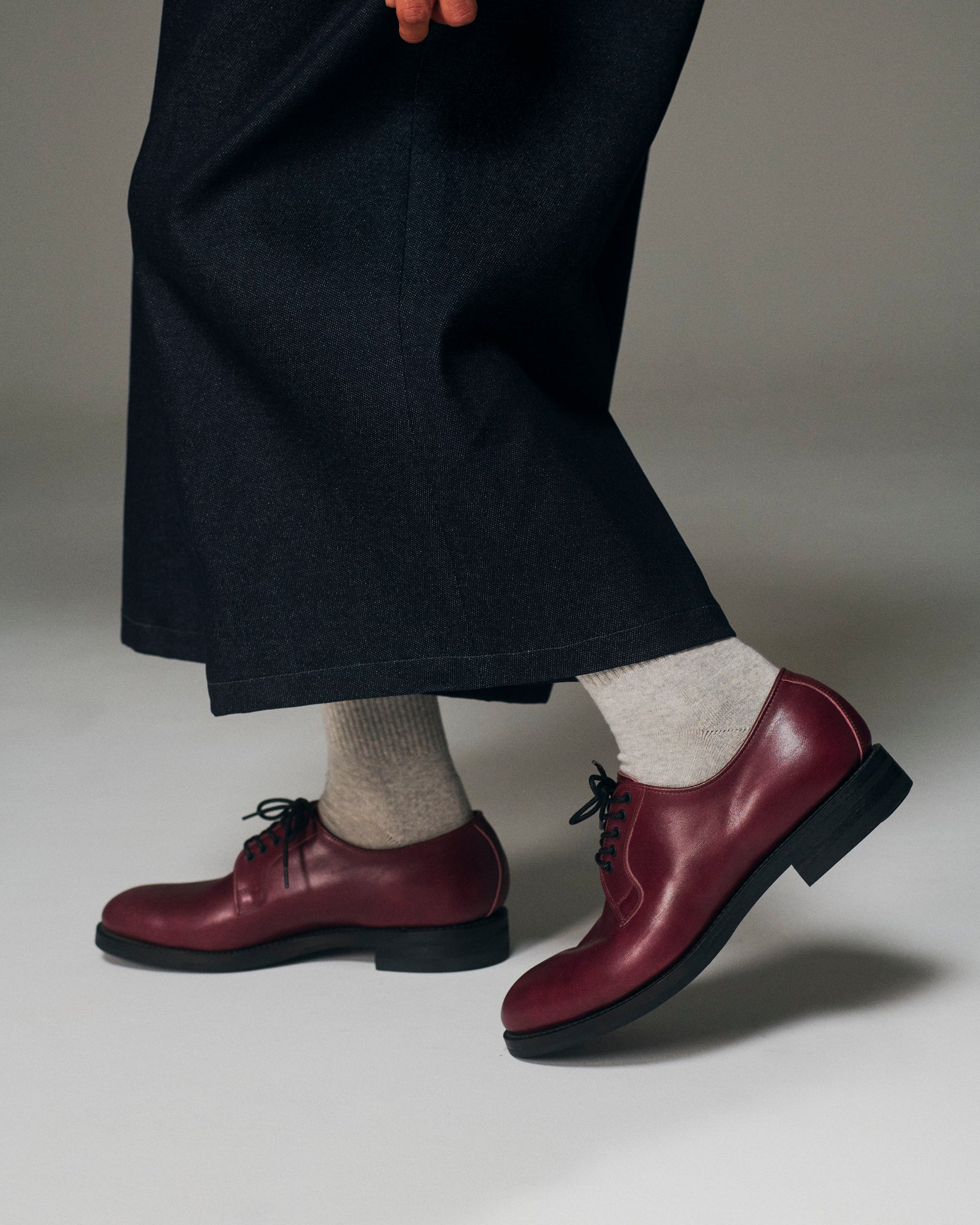 Derby Plain Toe Shoes