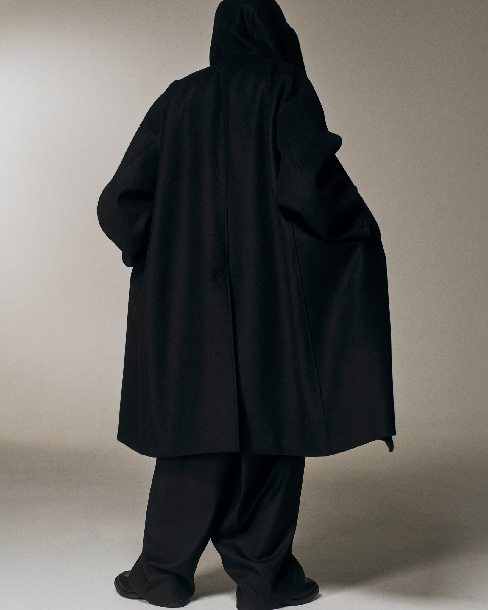 Wool Melton Double Breasted Jedi Coat