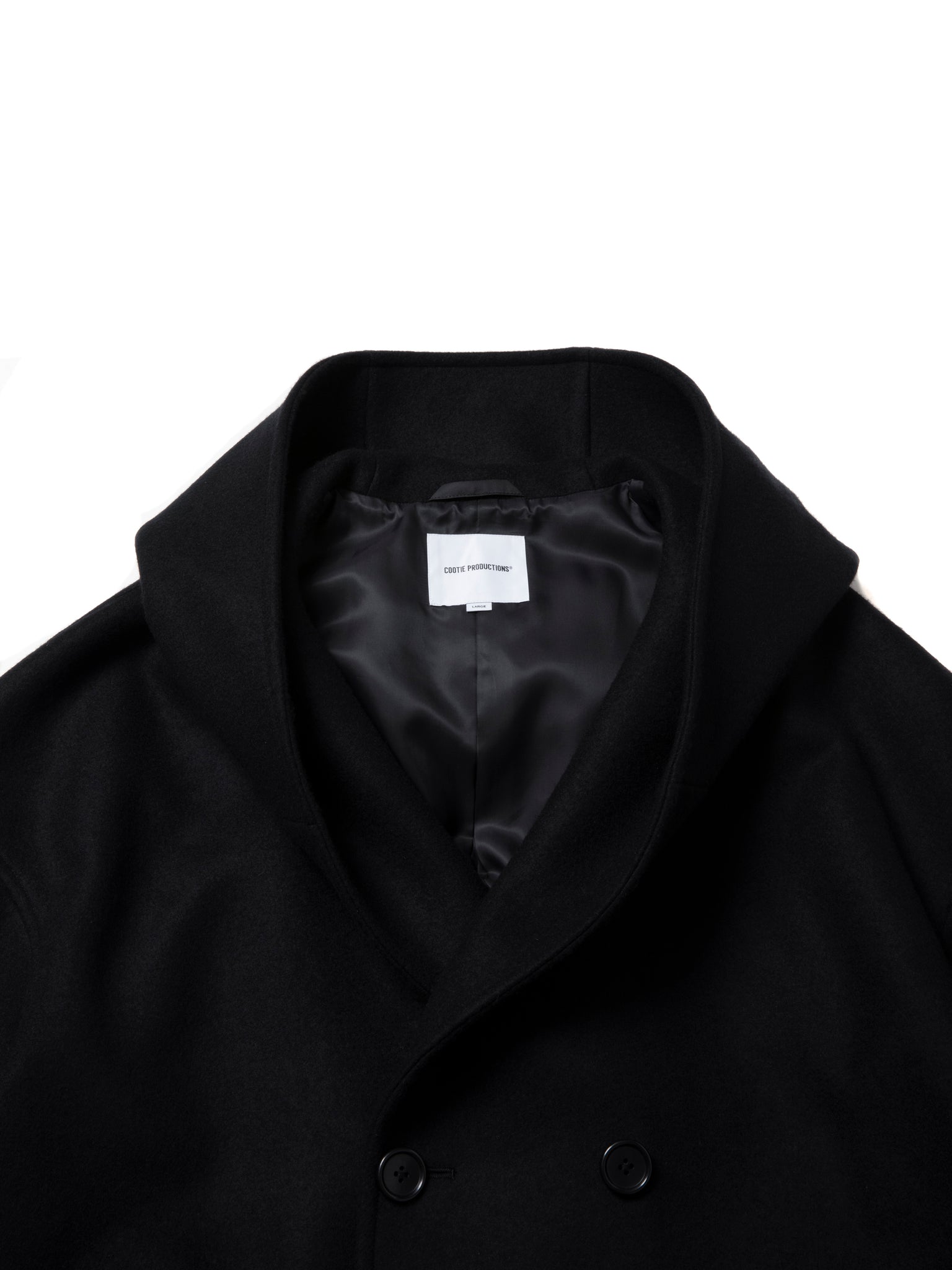 Wool Melton Double Breasted Jedi Coat