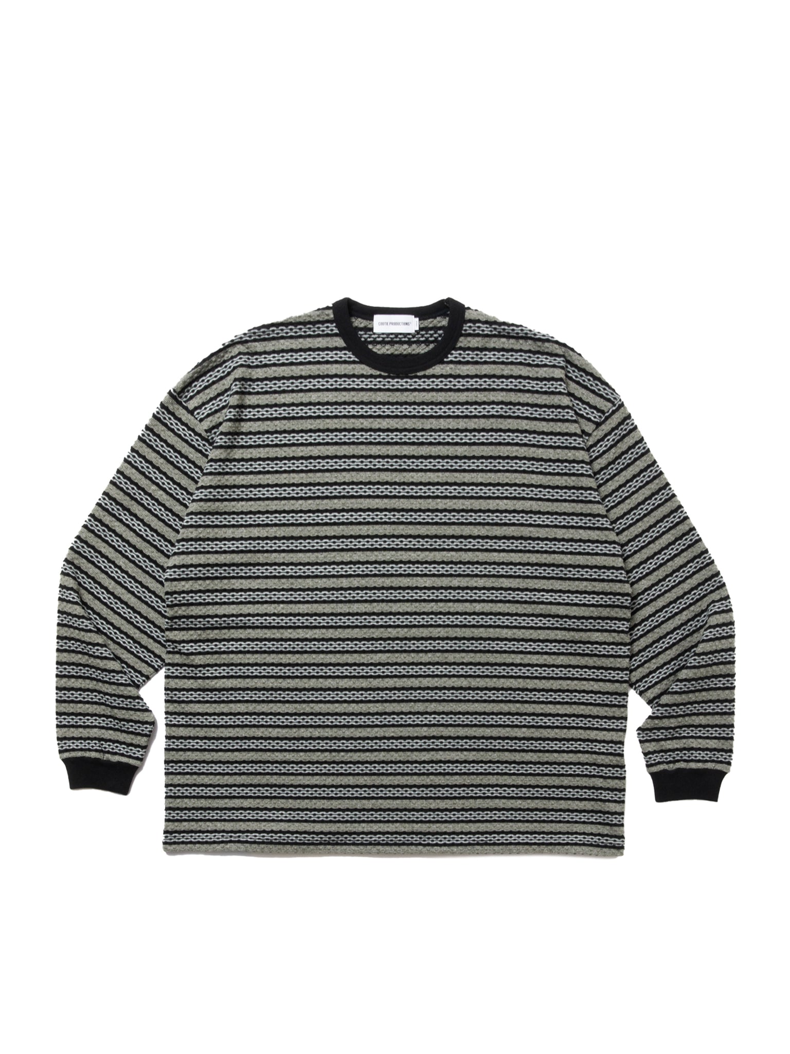 Jacquard Border L/S Tee