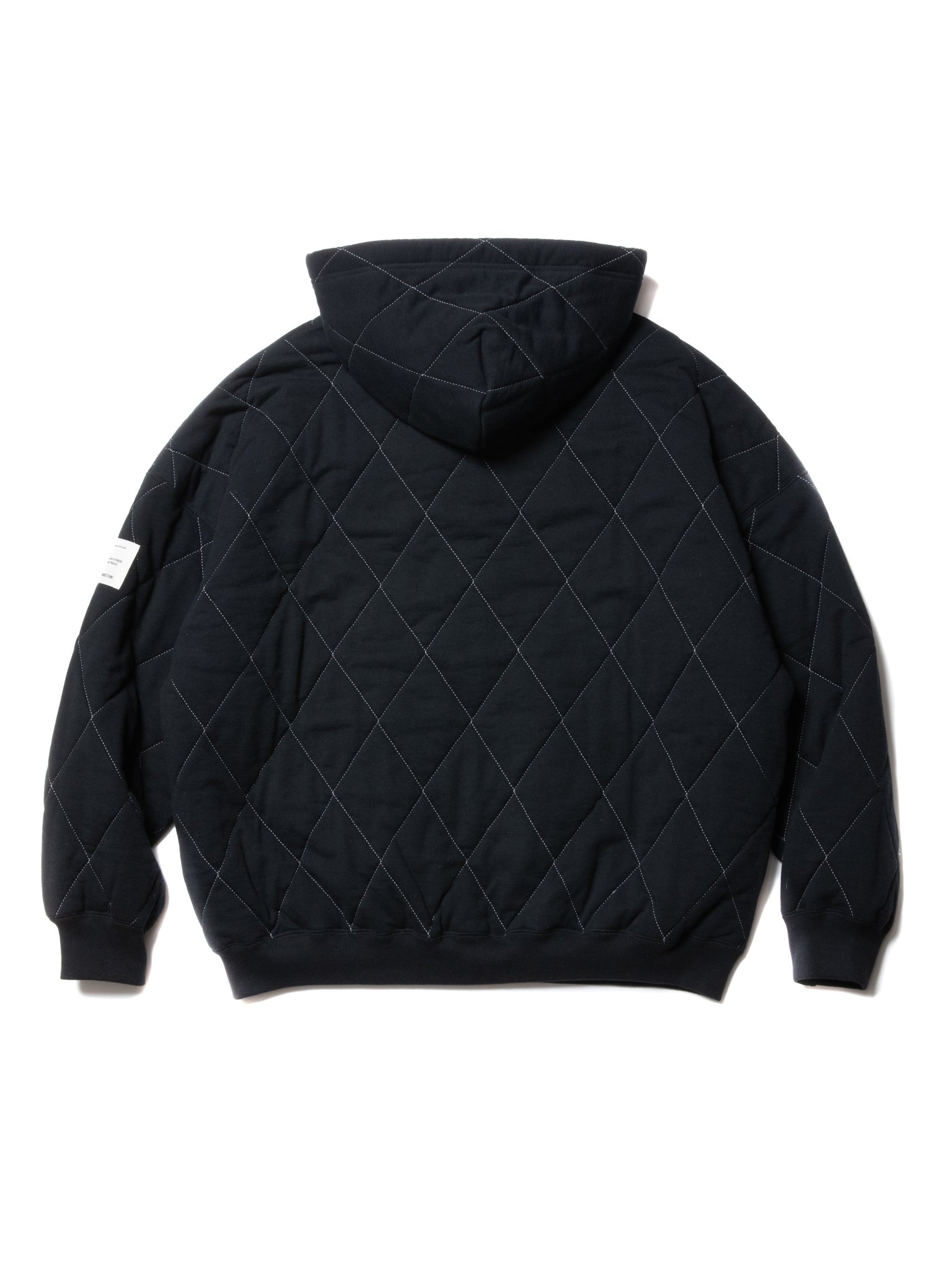 Quilting Sweat Zip Hoodie