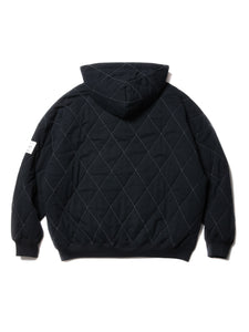 Quilting Sweat Zip Hoodie