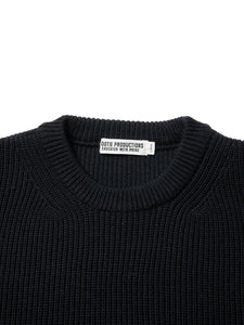 Rib Stitch Crewneck Sweater