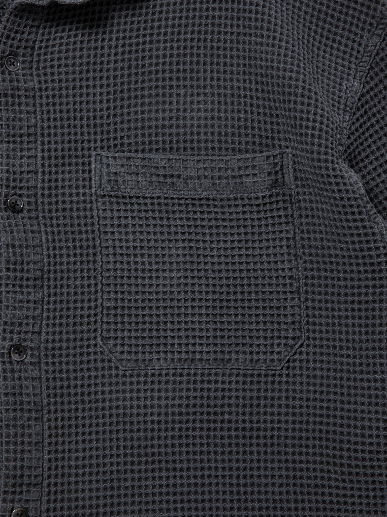 Pigment Dyed Waffle L/S Shirt
