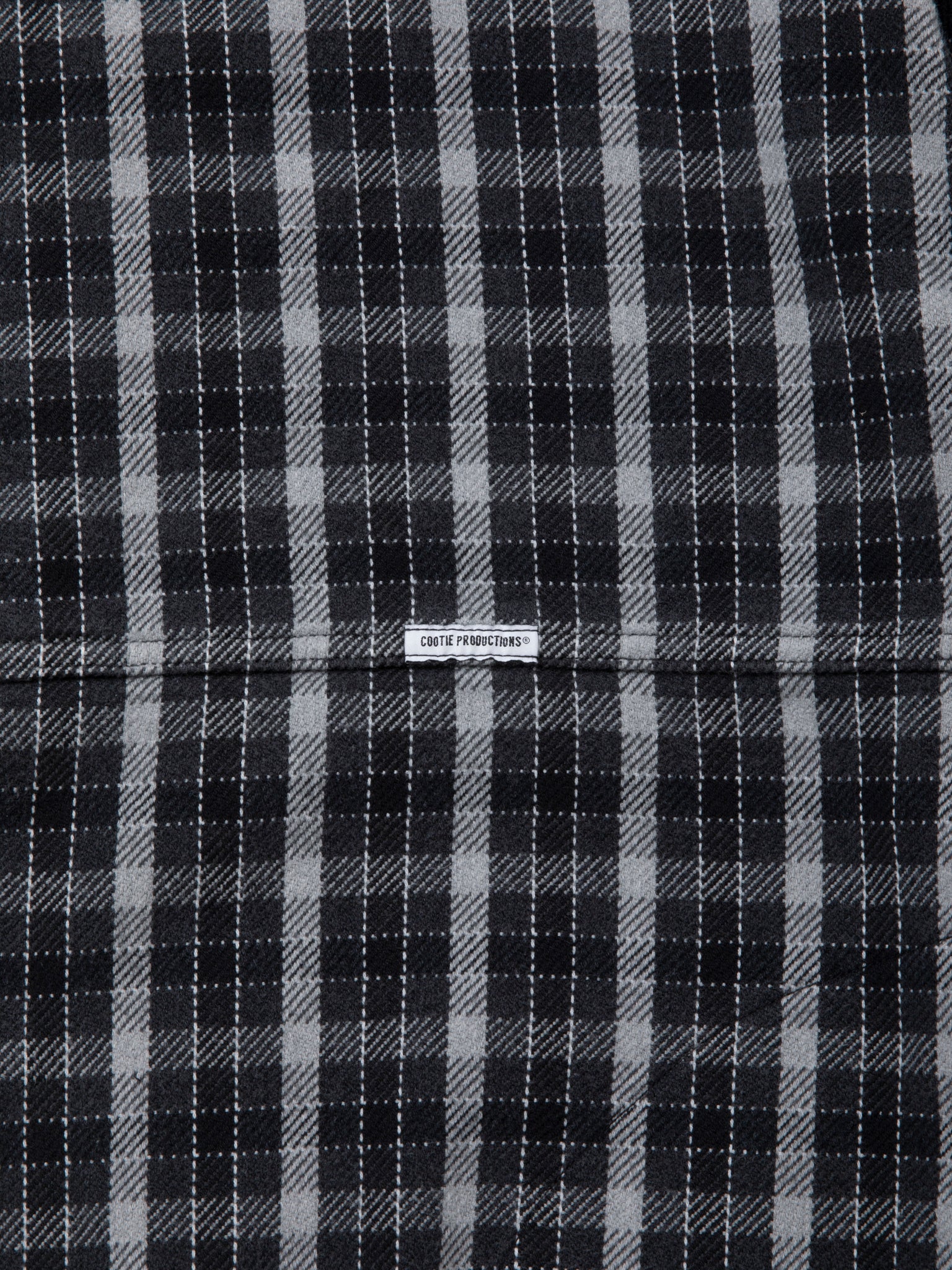 AD Processing Heavy Flannel Check Half Zip Pullover
