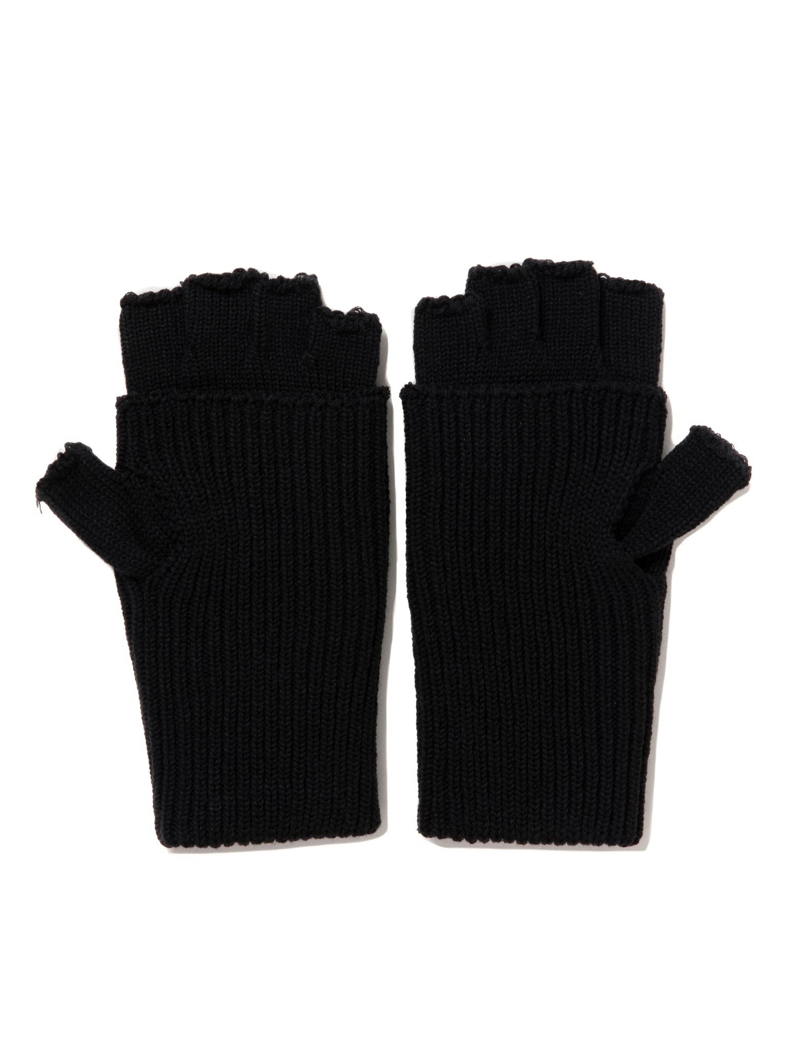 Knit Cuffed Fingerless Glove