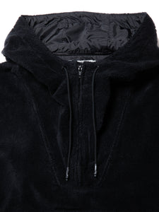 Garment Dyed Cotton Boa Anorak Hoodie