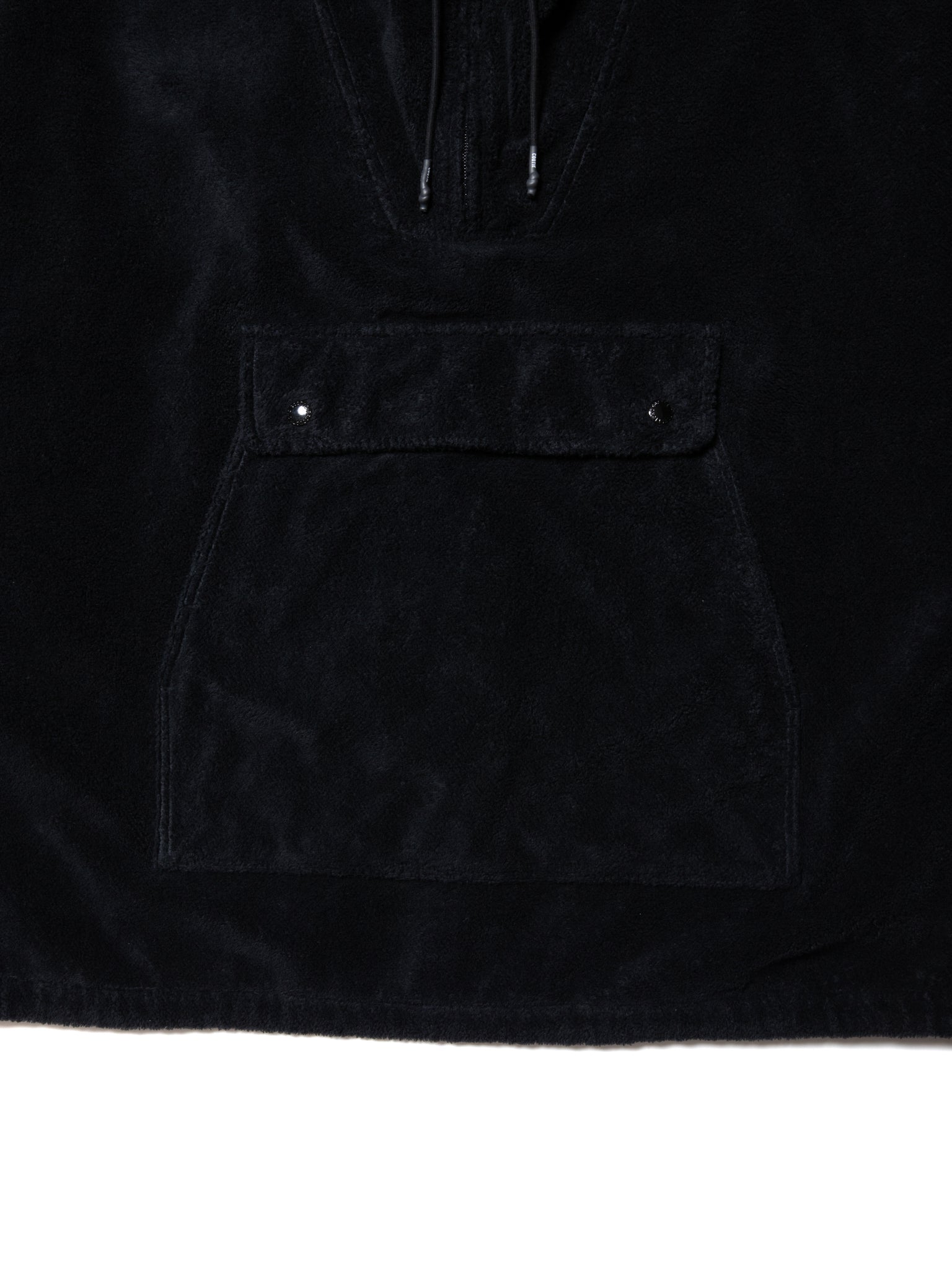 Garment Dyed Cotton Boa Anorak Hoodie