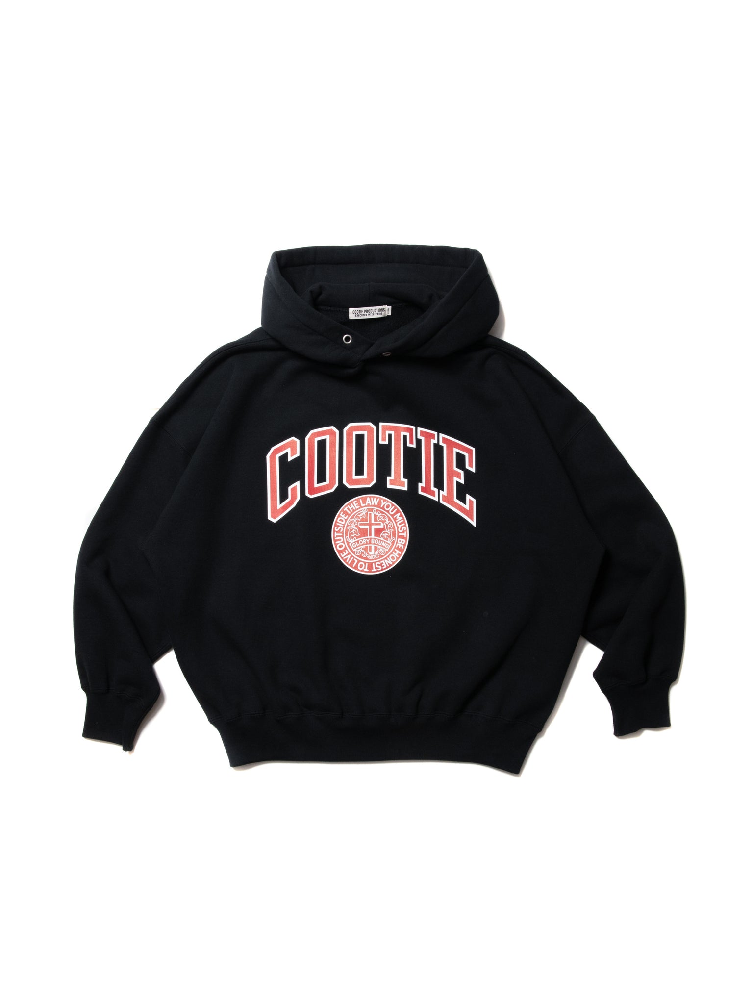 COOTIE Open End Yarn Sweat Snap Hoodie-