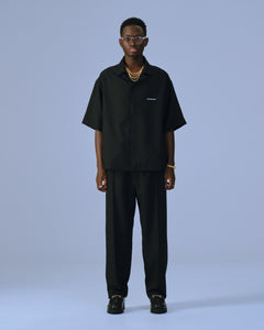 Polyester Twill Fly Front S/S Shirt