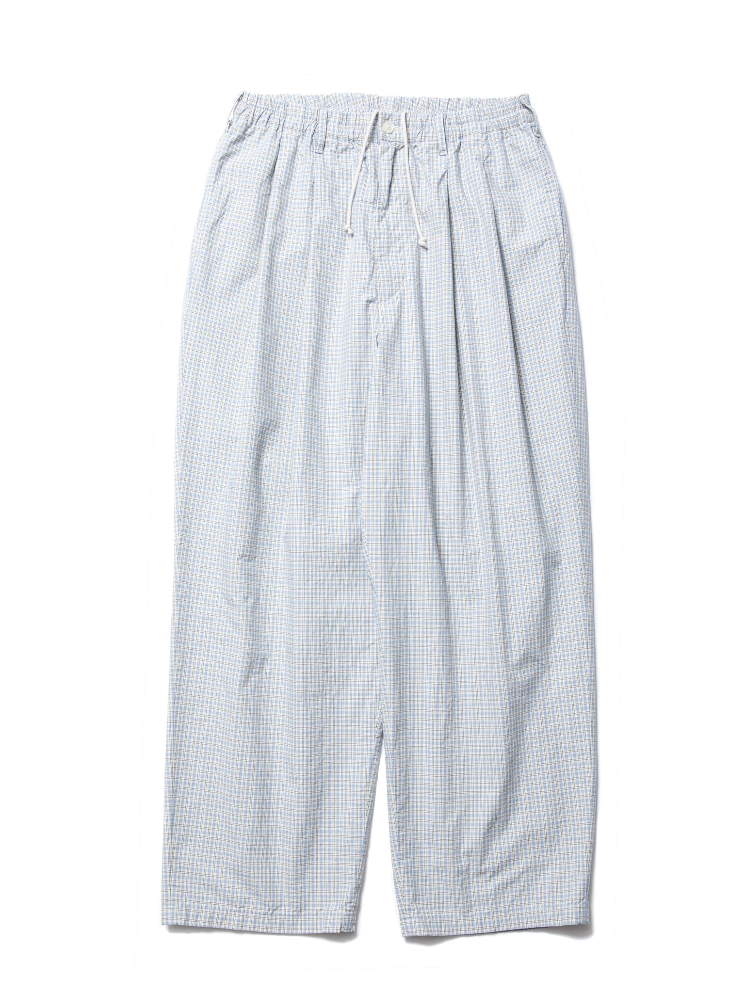 Check Weather Cloth 2 Tuck Easy Pants