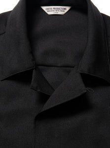 Polyester Twill Fly Front S/S Shirt